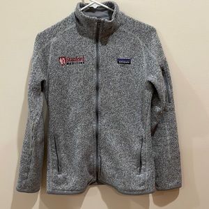 Patagonia better sweater, women’s. With Stanford Medicine logo.